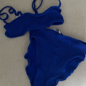 Youswim Poise High Waist Two Piece in Cobalt Blue